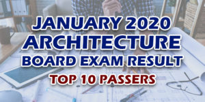 Architecture Board Exam Result January 2020
