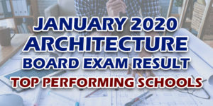 Architecture Board Exam Result January 2020