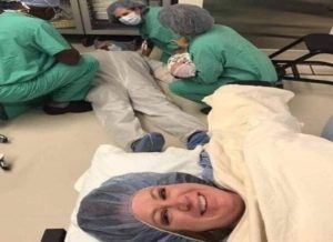 New Mom’s Birth Selfie