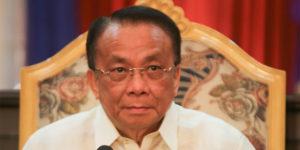 Former Supreme Court Chief Justice Lucas Bersamin