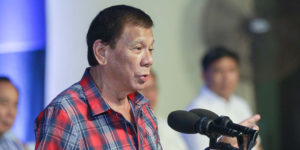 President Rodrigo Duterte