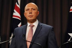Australian Minister Peter Dutton