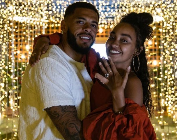 Leigh-Anne Pinnock and Andre Gray