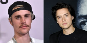 Justin Bieber and Cole Sprouse