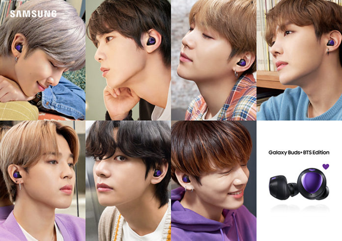 samsung galaxy s20  buds  bts edition