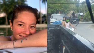 Andi Eigenmann backriding with balde