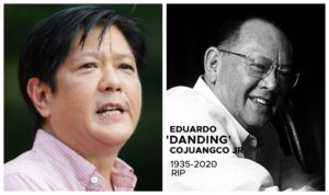 Bongbong Marcos pays tribute to Danding Cojuangco