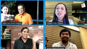 Chavit Singson Introduces Youngest Child in an Online Show