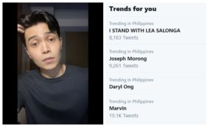 Daryl Ong trends on Twitter