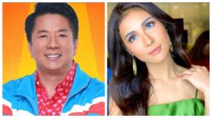 Willie Revillame and Sanya Lopez