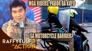 Raffy Tulfo Gives Reaction About Motorcycle Barrier for Backriding Couples