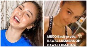 Kim Chiu on MECQ: Bawal Lumabas