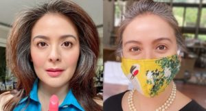 Dawn Zulueta Looks Featuring Gray Hair Earns Reactions