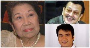 Erap Estrada, Bong Revilla Pays Tribute to Late Manay Ichu'