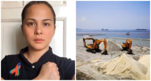 Nikki Valdez Reacts to 'White Sand' on Manila Bay