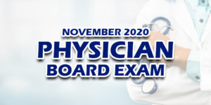 November 2020 Physician Board Exam