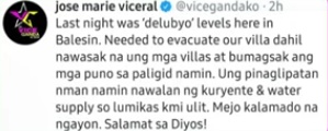 Vice Ganda faces wrath of Typhoon Ulysses in Balesin: 'Delubyo levels,  wasak mga villas