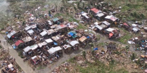 typhoon-hit areas