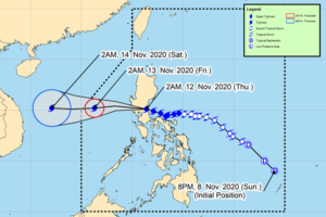 Typhoon Ulysses Latest Updates as of 8 AM (November 12, 2020)