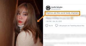 Janella Salvador Tags Filipinos as "WORST BODY SHAMERS"