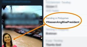#NasaanAngBisePresident Trends Online, VP Leni Robredo Reacts