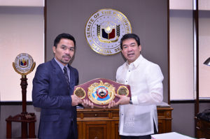 Pimentel Issues Statement on Appointment of Pacquiao as New PDP-Laban President