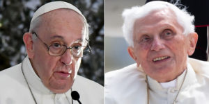 Pope Francis and Pope Emeritus Benedict XVI