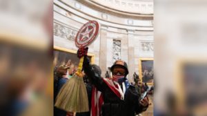 Man Spotted Holding a 'Walis Tambo' Amid Commotion in the US Capitol