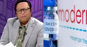 Arnold Clavio - Moderna vaccine
