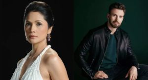 Agot Isidro and Chris Evans