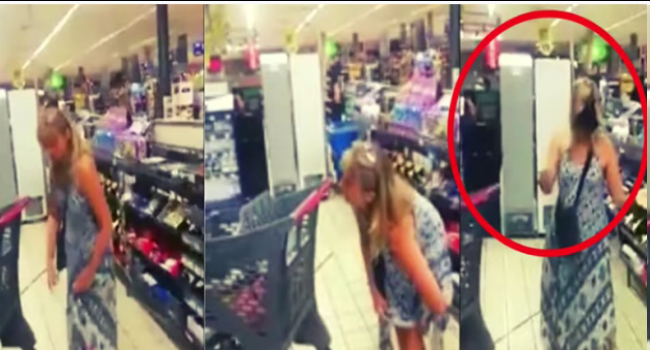 Lady Removes Underwear To Use As Face Mask In Grocery Store
