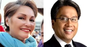 Leah Navarro and Mar Roxas