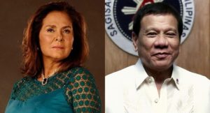Pilar Pilapil and Duterte