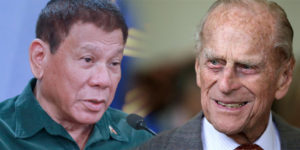 President Duterte Prince Philip