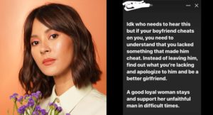 Bianca Gonzalez on cheating