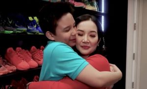 Bimby and Kris Aquino