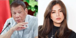 Duterte and Angel Locsin
