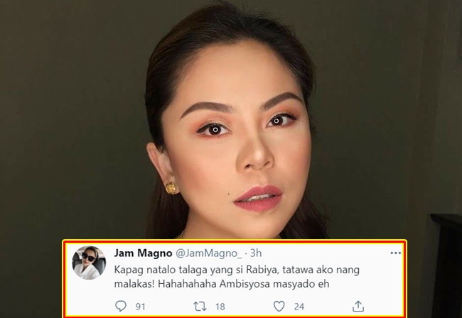 Jam Magno Trends On Twitter After Criticizing Rabiya Mateo