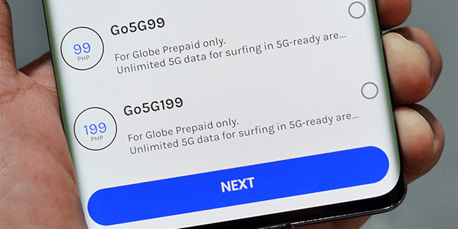 Globe Go5G promos