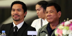 President Duterte Senator Pacquiao