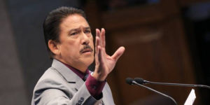 Senate President Vicente Sotto III