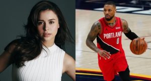 Yassi Pressman and Damian Lillard