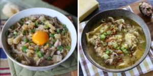 La Paz batchoy and pancit Molo