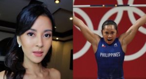 Bianca Gonzalez and Hidilyn Diaz