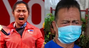 Hidilyn Diaz and her dad