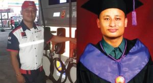 pump attendant graduates college