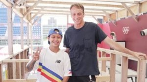Tony Hawk and Margielyn Didal