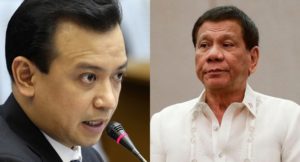 Trillanes and Duterte curse