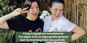Cassy Legaspi on investments