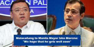 Malacañang to Manila Mayor Isko Moreno